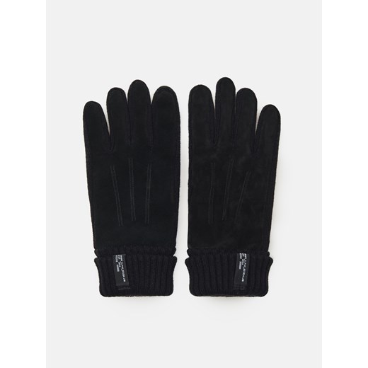 Cropp - Rękawiczki z łączonych materiałów - Czarny Cropp M/L Cropp
