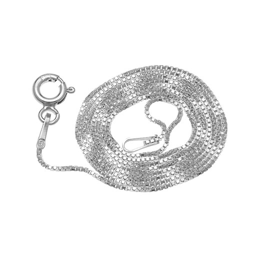 Srebrny łańcuszek splot wenecjana - rodowany Lian Art Lian Art
