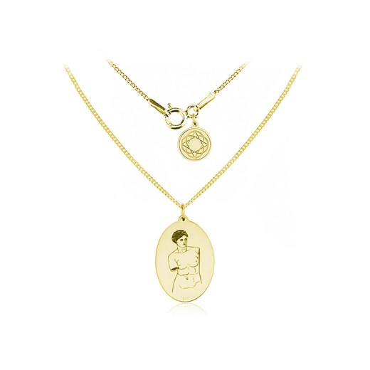 Srebrny medalion z Wenus z Milo - 24k złocenie Lian Art Lian Art
