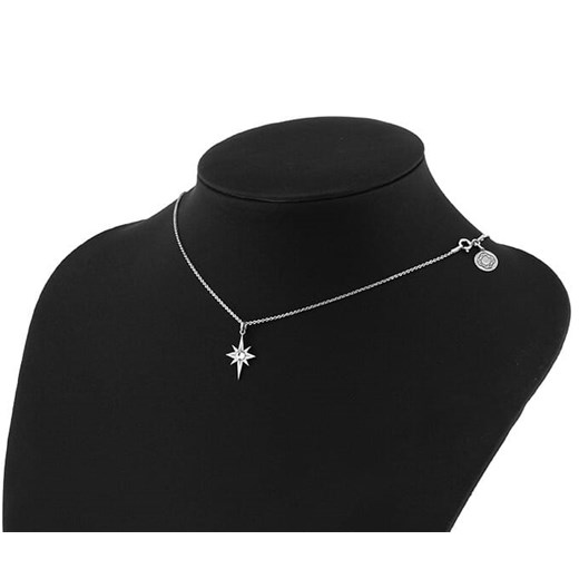 Srebrny naszyjnik Stella z gwiazdą i kryształem Swarovski® - Fd30 rodowany Lian Art Lian Art