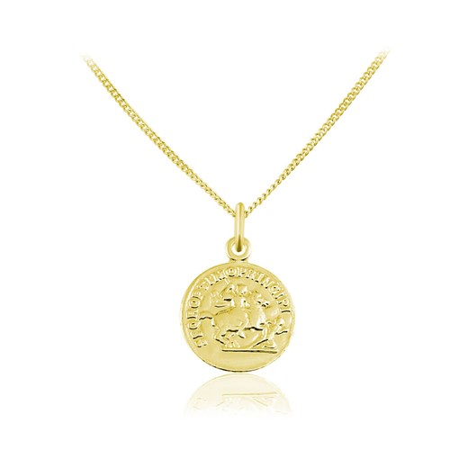 Naszyjnik Antique z monetą - 24k złocenie Lian Art Lian Art