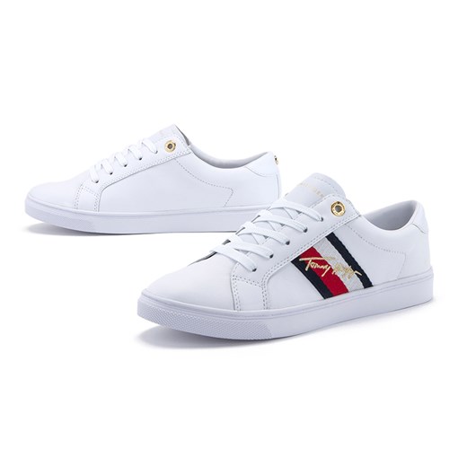 TOMMY HILFIGER SIGNATURE CUPSOLE SNEAKER > FW0FW05224-YBR Tommy Hilfiger 40 streetstyle24.pl