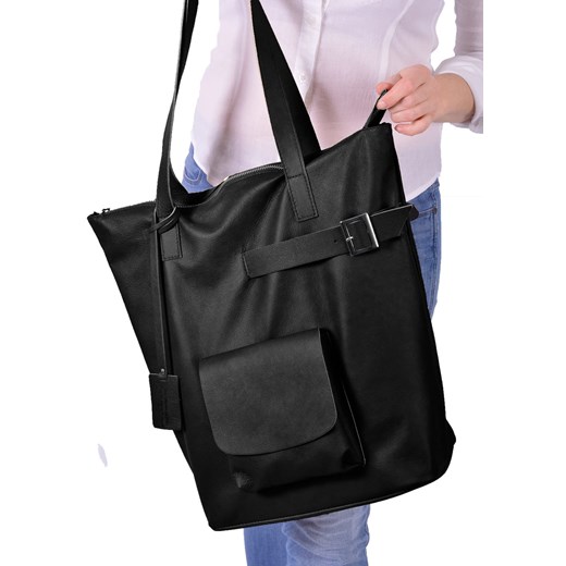 Torebka skórzana BARI w różnych kolorach ze sklepu Designs Fashion Store w kategorii Torby Shopper bag - zdjęcie 95896819