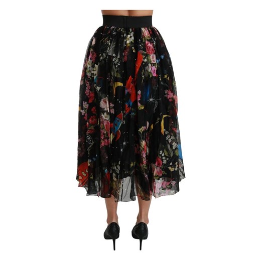 Spódnica Dolce & Gabbana w stylu boho w kwiaty 