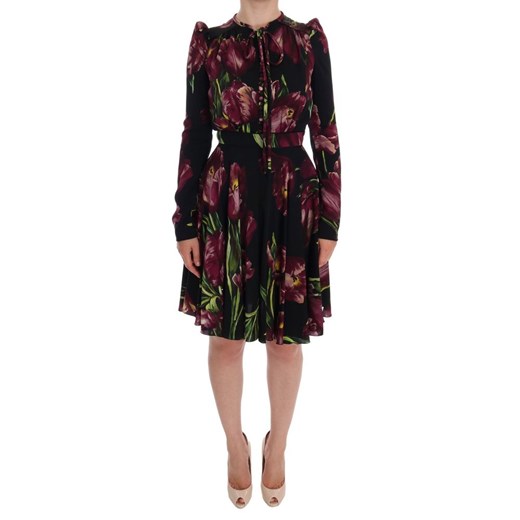 Silk Stretch Tulip Sheath Dress Dolce & Gabbana S - 36 okazyjna cena showroom.pl