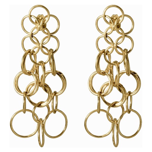Circle Chain Earrings Dinari Jewels ONESIZE showroom.pl