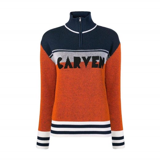 Color Block Sweater Carven M wyprzedaż showroom.pl