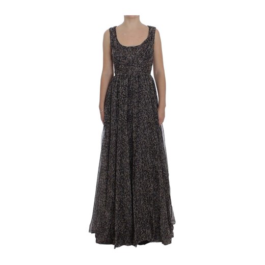 Dark Shift Gown Full Length Dress Dolce & Gabbana S wyprzedaż showroom.pl