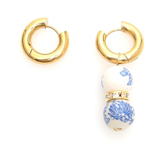 Single pendant earrings Timeless Pearly ONESIZE showroom.pl okazyjna cena