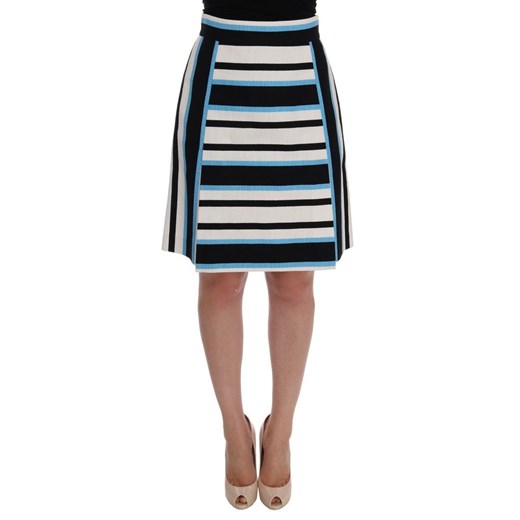 Striped Cotton Skirt Dolce & Gabbana XS wyprzedaż showroom.pl