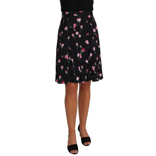 Print Floral Knee Length Skirt Dolce & Gabbana IT38 | XS showroom.pl promocyjna cena