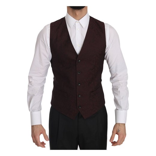 Brocade Slim Fit Vest Dolce & Gabbana IT44 | XS promocyjna cena showroom.pl