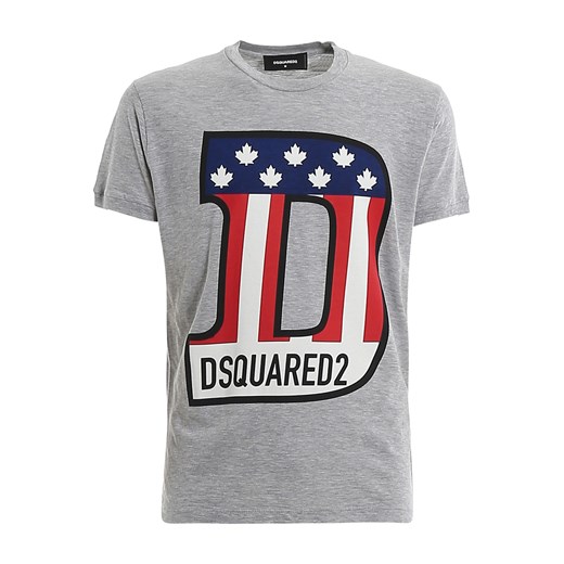 T-shirt męski Dsquared2 z krótkimi rękawami 