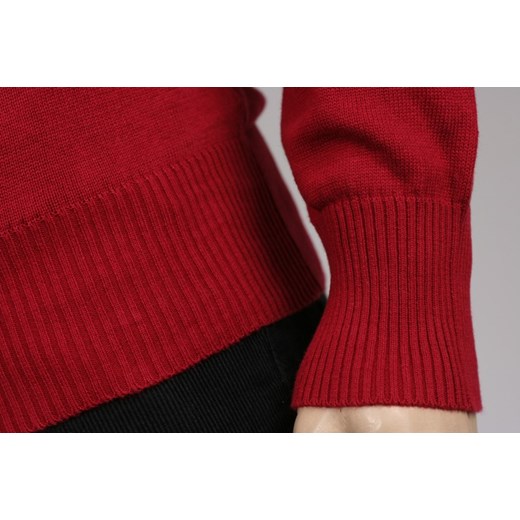 Sweter bawełniany Brave Soul SWBRS2014DALIERED jegoszafa-pl czerwony bawełniane