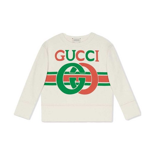 ML logo print sweatshirt Gucci 8y showroom.pl