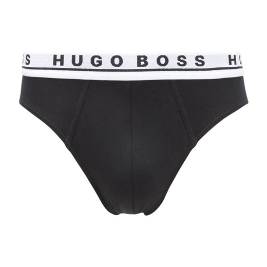 Logo stretch cotton briefs in pack of three Brief 3Pack 50438317 Hugo Boss XL showroom.pl