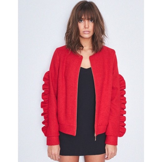 Bomber z falbanami Justyna Chrabelska 40 showroom.pl