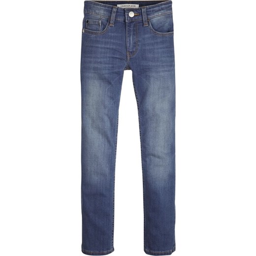 CALVIN KLEIN IB0IB00157 SLIM JEANS Boy DENIM MEDIUM BLUE Calvin Klein 10y okazyjna cena showroom.pl