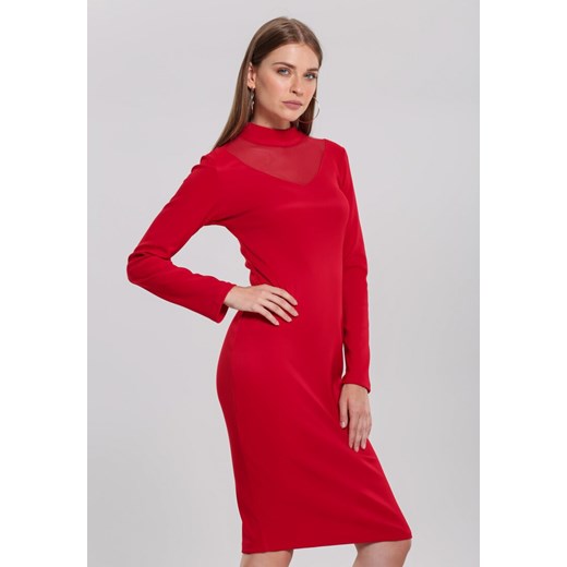 Czerwona Sukienka Behoof Renee M promocyjna cena Renee odzież