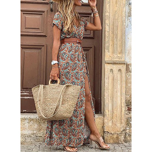 Sukienka boho maxi
