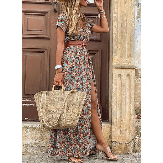 Sukienka boho maxi 