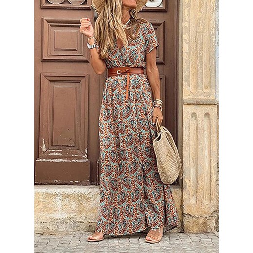 Sukienka boho maxi 