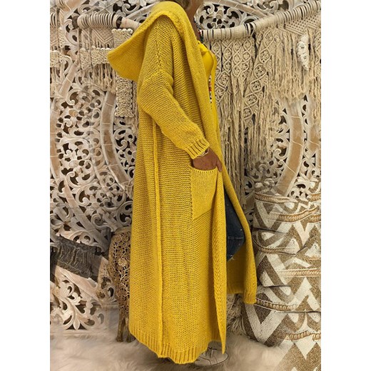 Sweter damski z dekoltem w serek