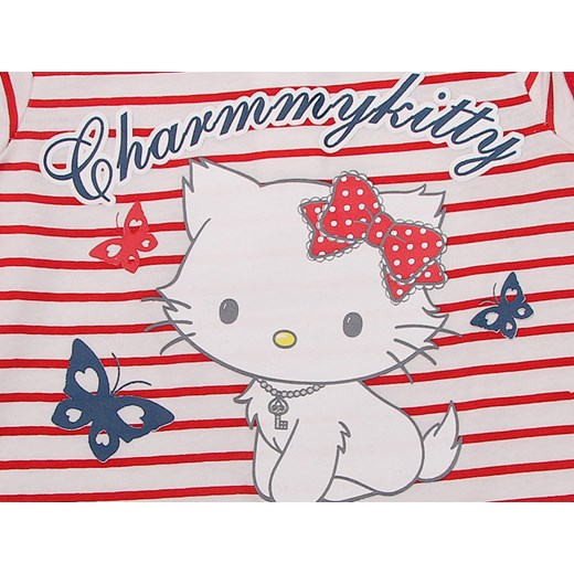 KITTY HELLO BABY UBRANKA NIEMOWLĘCE ?SUKIENKA - Czerwony barline bezowy guziki
