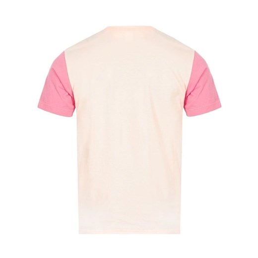 T-shirt męski różowy Comme Des Garçons młodzieżowy z krótkim rękawem 