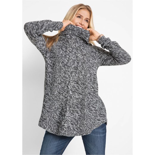 Sweter poncho, długi rękaw | bonprix Bonprix 40/42 bonprix