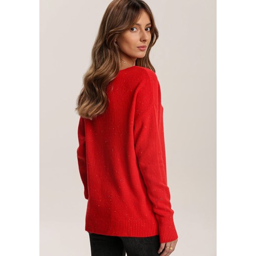 Czerwony Sweter Thalenar Renee M/L Renee odzież