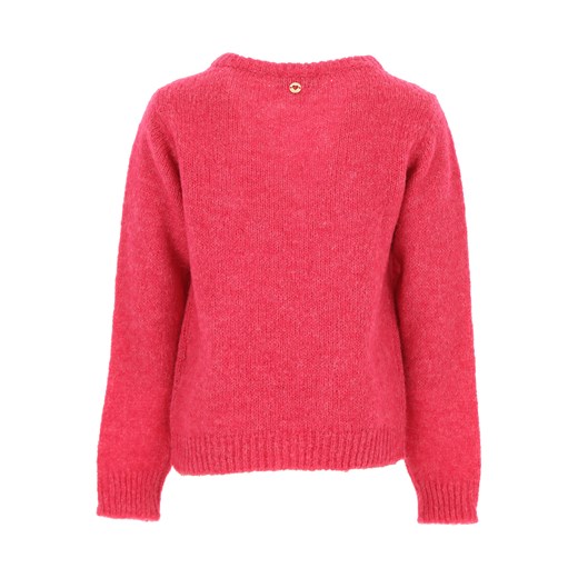Sweter dziewczęcy różowy Twin Set By Simona Barberi bawełniany 