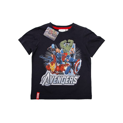 MARVEL AVENGERS UBRANIA Z PASJĄ –KOSZULKI barline czarny bawełniane