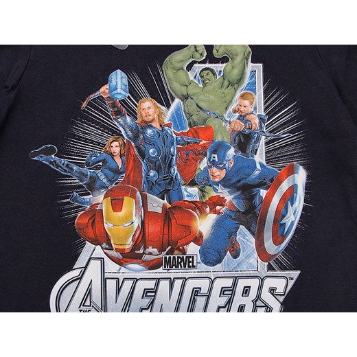 MARVEL AVENGERS UBRANIA Z PASJĄ –KOSZULKI barline niebieski dziecięce