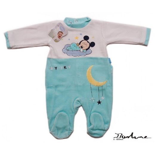 DISNEY UBRANKA BABY MICKEY ŚPIOSZKI SŁODKI SEN barline turkusowy bawełniane