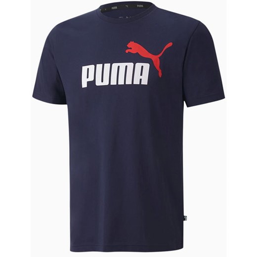 T-shirt męski Puma z krótkimi rękawami na wiosnę z napisami 