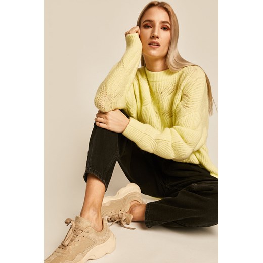 Sweter damski żółty Medicine wearmedicine Odzież Damska VA żółty QKCW Sweter damski żółty Medicine wearmedicine Odzież Damska VA żółty QKCW