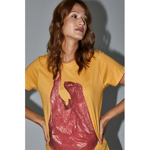 T-shirt damski by Dorota Masłowska i Maciej Chorąży żółty Medicine XS wearmedicine