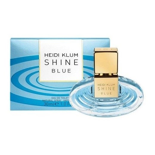 Heidi Klum Shine Blue 50ml W Woda toaletowa perfumy-perfumeria-pl niebieski delikatne