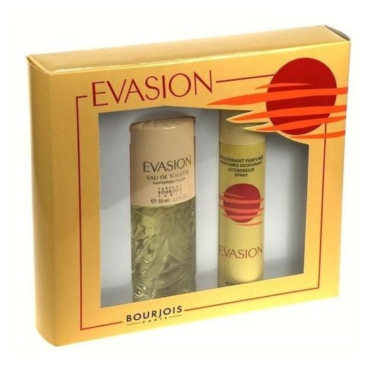 BOURJOIS Paris Evasion W Zestaw perfum Edt 50ml + 75ml deodorant perfumy-perfumeria-pl zolty zestaw