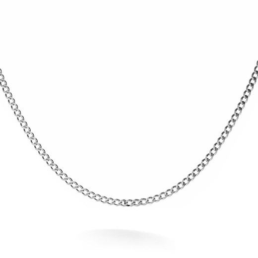 Srebrny łańcuszek pancerka diamentowana 925 : Długość (cm) - 60, Kolor pokrycia srebra - Pokrycie Czarnym Rodem Giorre GIORRE