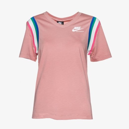 Bluzka damska Nike na wiosnę z okrągłym dekoltem 