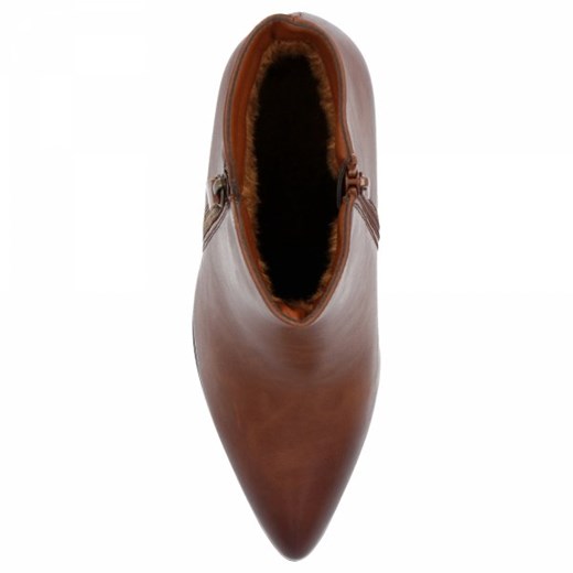 Botki Crystal Shoes jesienne ze skóry ekologicznej