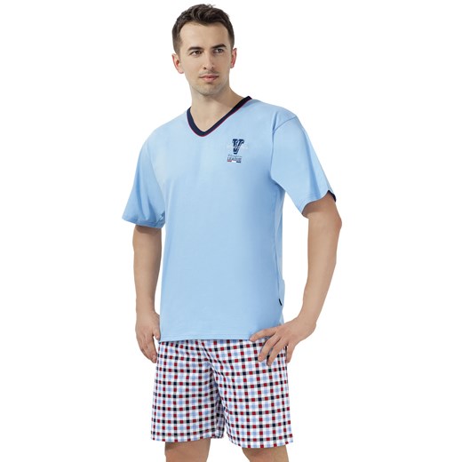 Piżama męska "League" cornette-underwear niebieski klasyczny