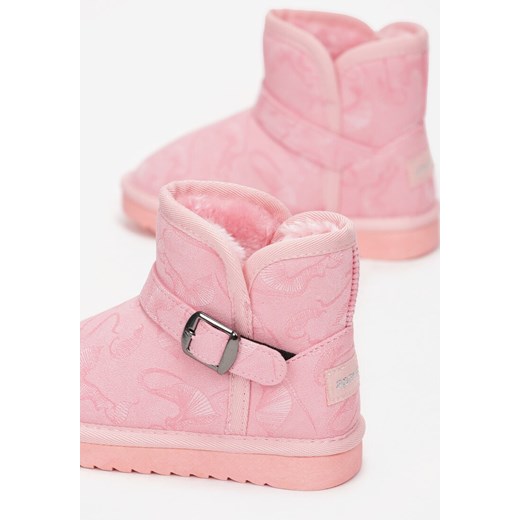 Multu buty zimowe dziecięce różowe śniegowce 
