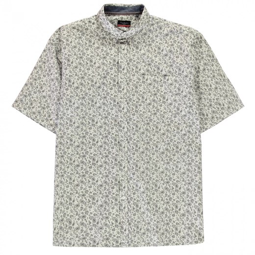 Pierre Cardin Short Sleeve Patterned Shirt Mens Pierre Cardin XXL Factcool