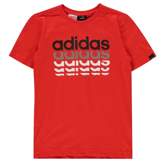 Men's T-Shirt Adidas Repeat Linear QT 7-8 Y Factcool