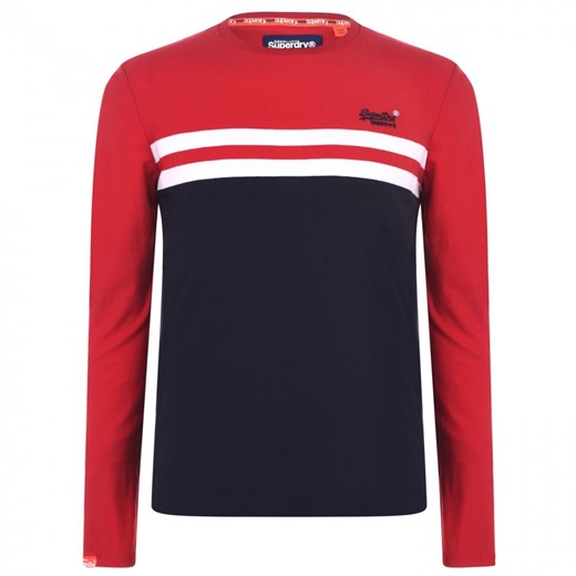Superdry Colour Block Long Sleeve T-Shirt Superdry XL Factcool