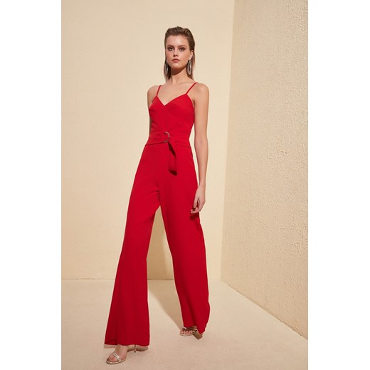 Trendyol Red Accessory Detailed Jumpsuit Trendyol 40 Factcool
