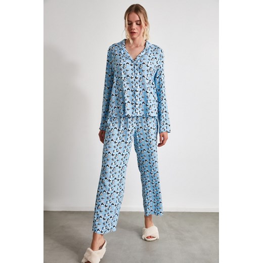Trendyol Panda Printed Woven Pajama Set Trendyol 42 Factcool